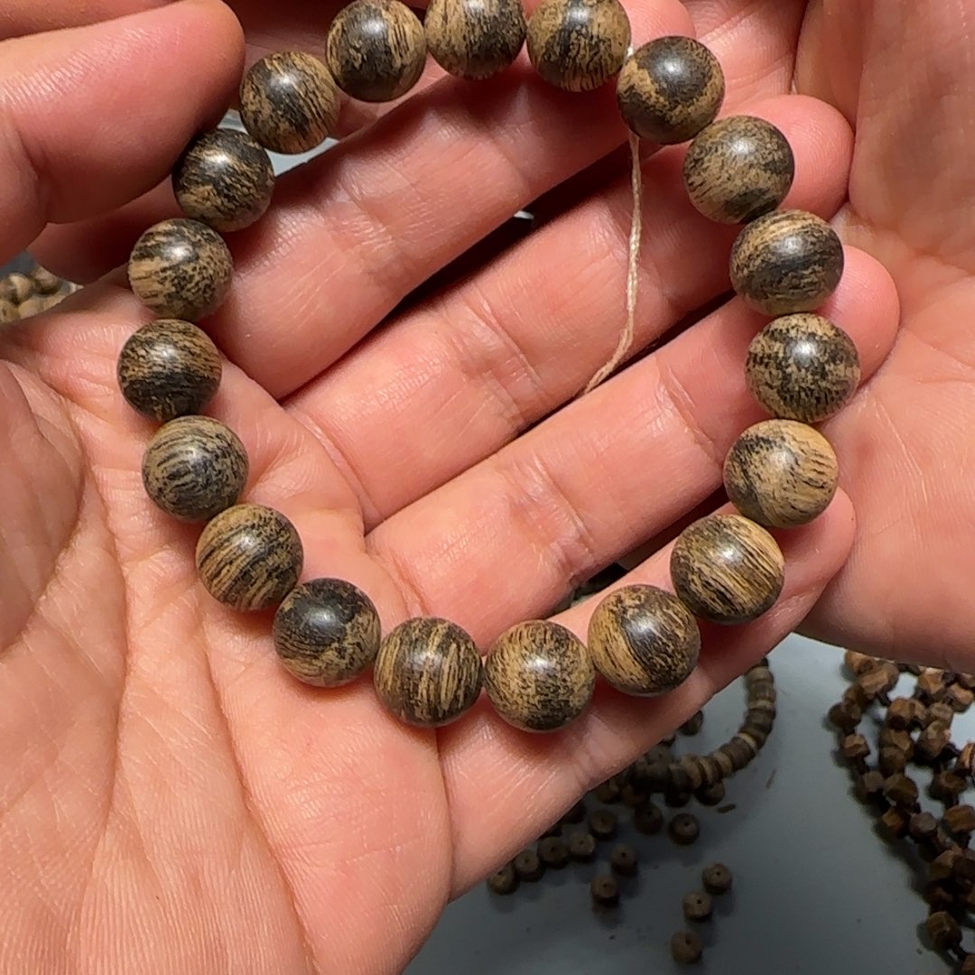 A***H沉香手串10克芽庄土沉蚂蚁腿1.0sc*99沉孤品