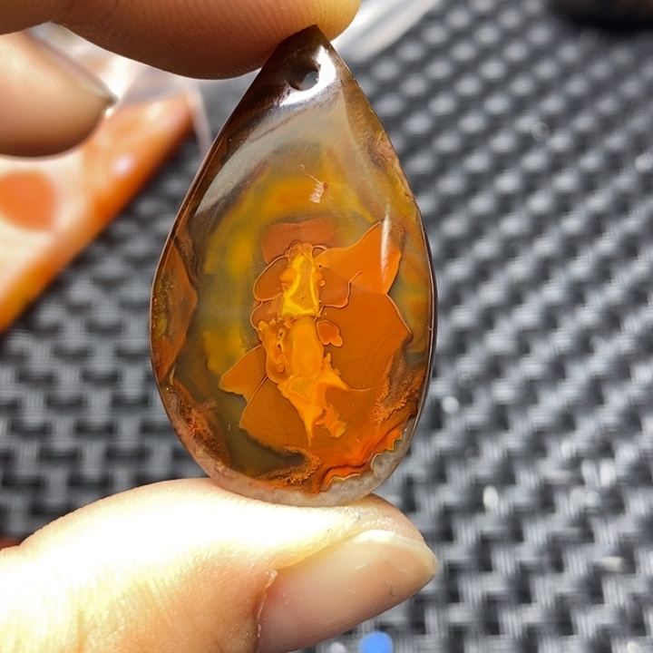 玛瑙/玉髓颈饰未镶嵌糖*ル
