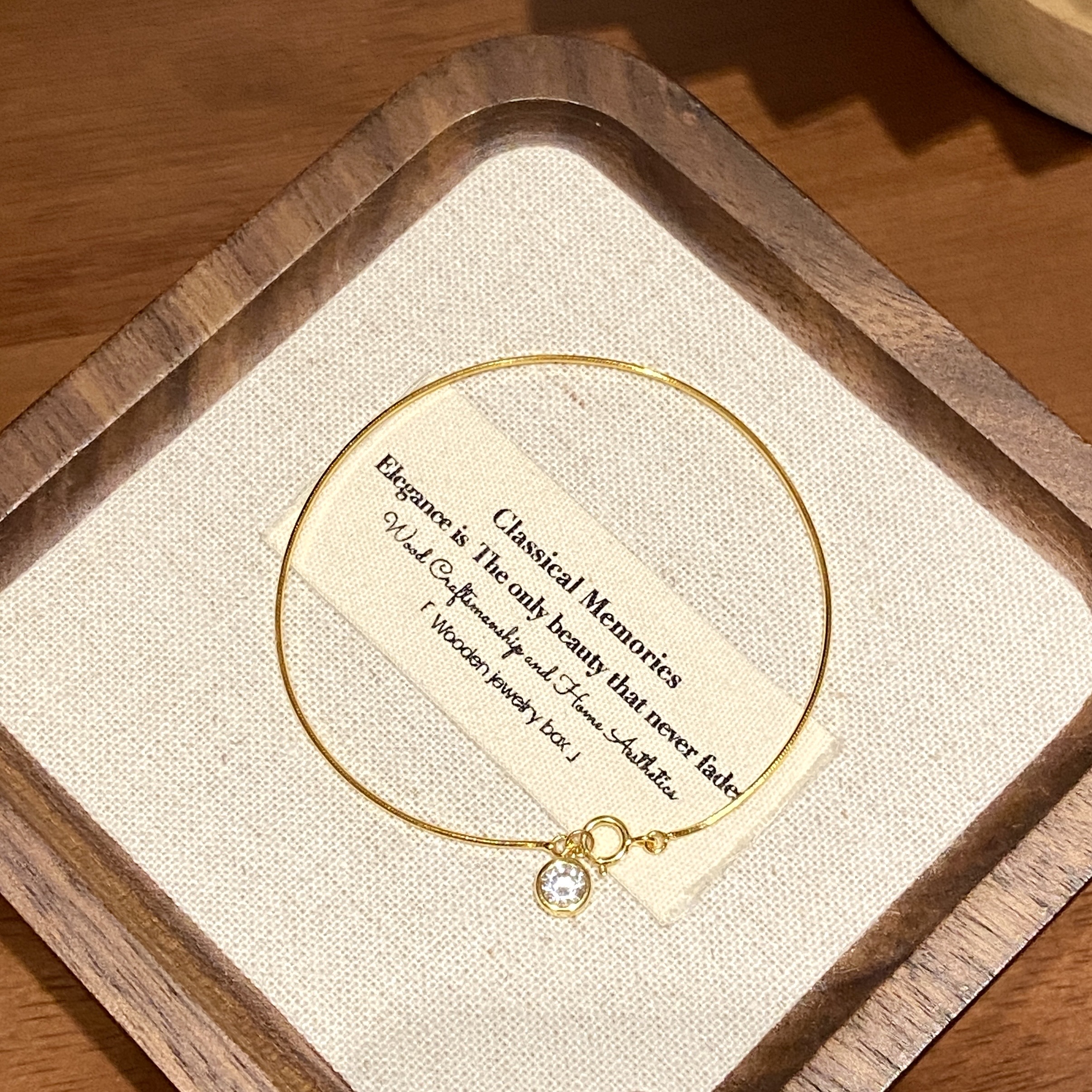 925银合成锆石手链 【蛇骨泡泡】蛇骨素链简约高级感气质手链A1604