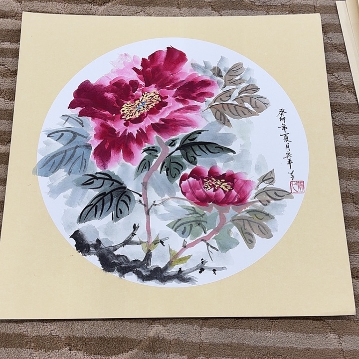 国画花鸟的翅膀和翅膀都很50.50