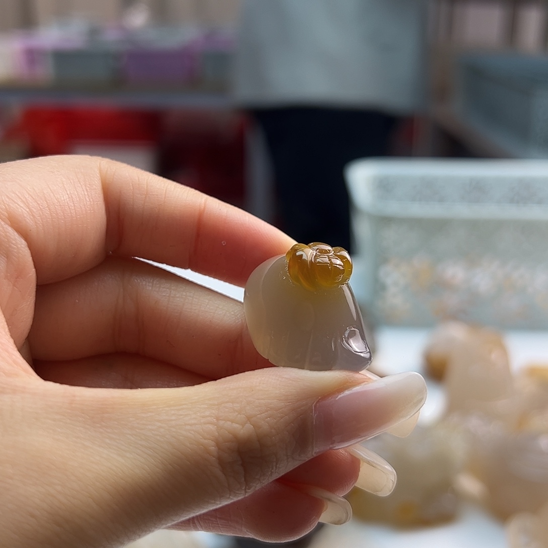 玛瑙/玉髓未镶嵌吊坠(不含链)