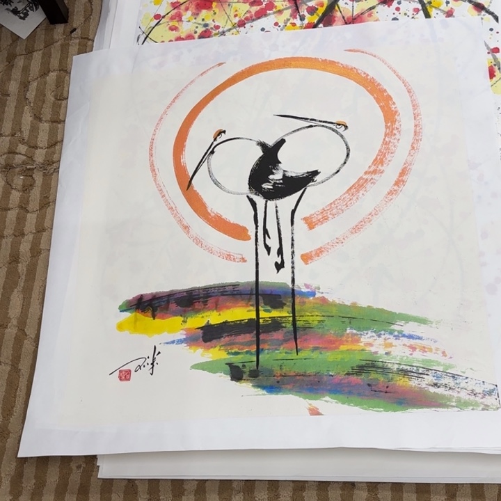 国画?**?花鸟等多种鸟类的栖息
