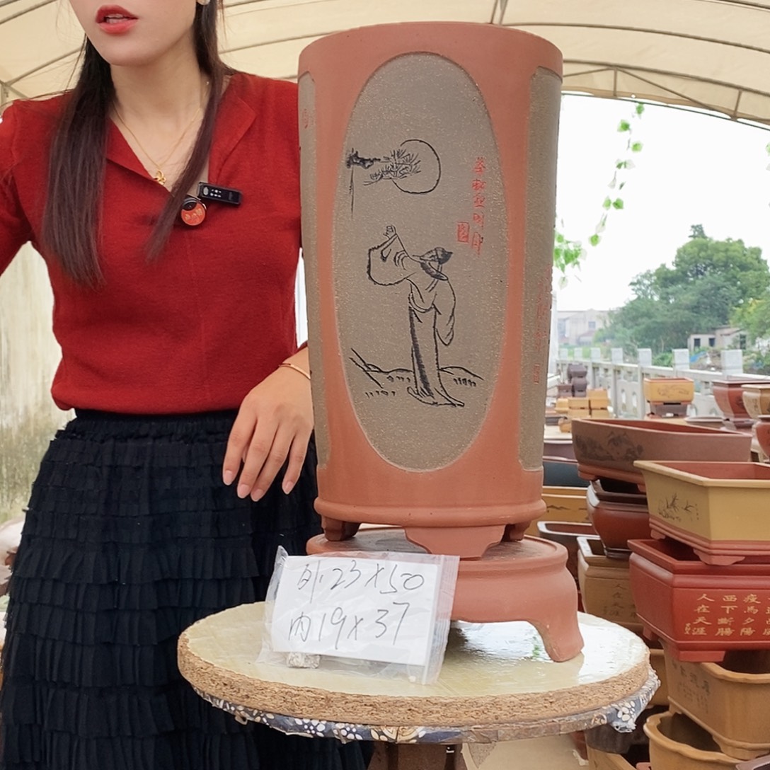 紫砂花盆紫砂花盆
