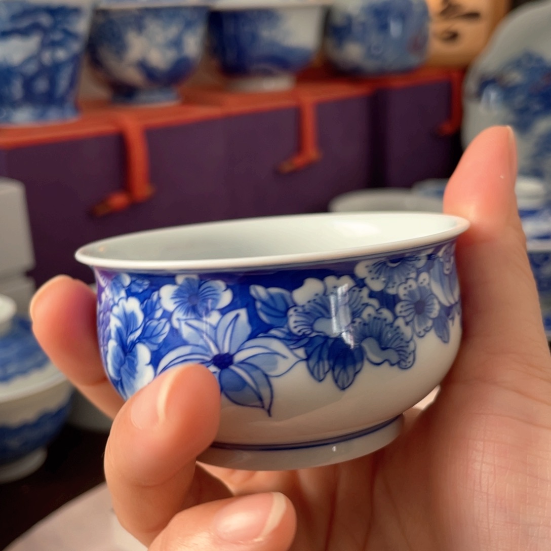 青花万花杯杯杯杯杯