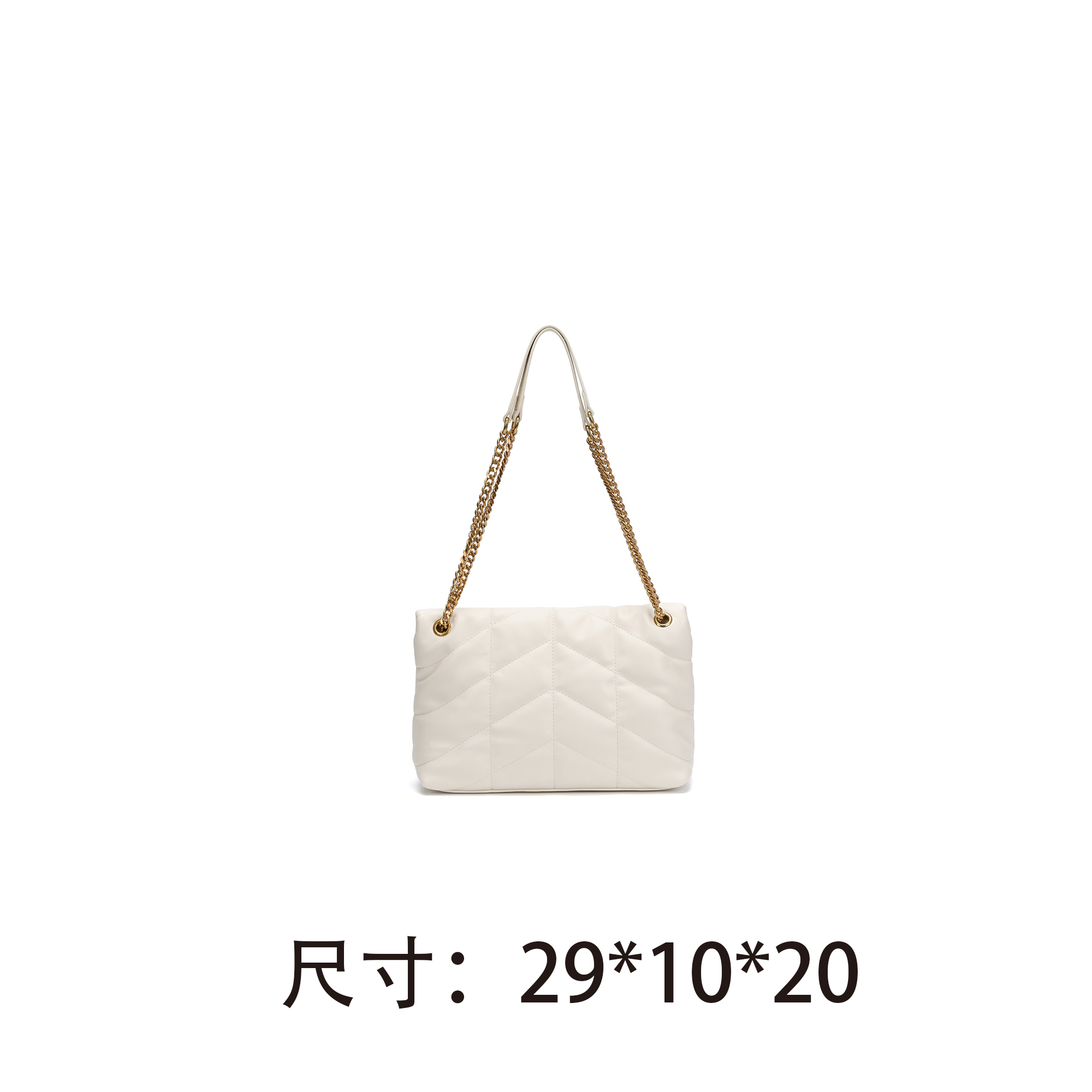 【Y115】菱格云朵包-新款女包斜挎包百搭单肩包2511（尺寸29*10*20）