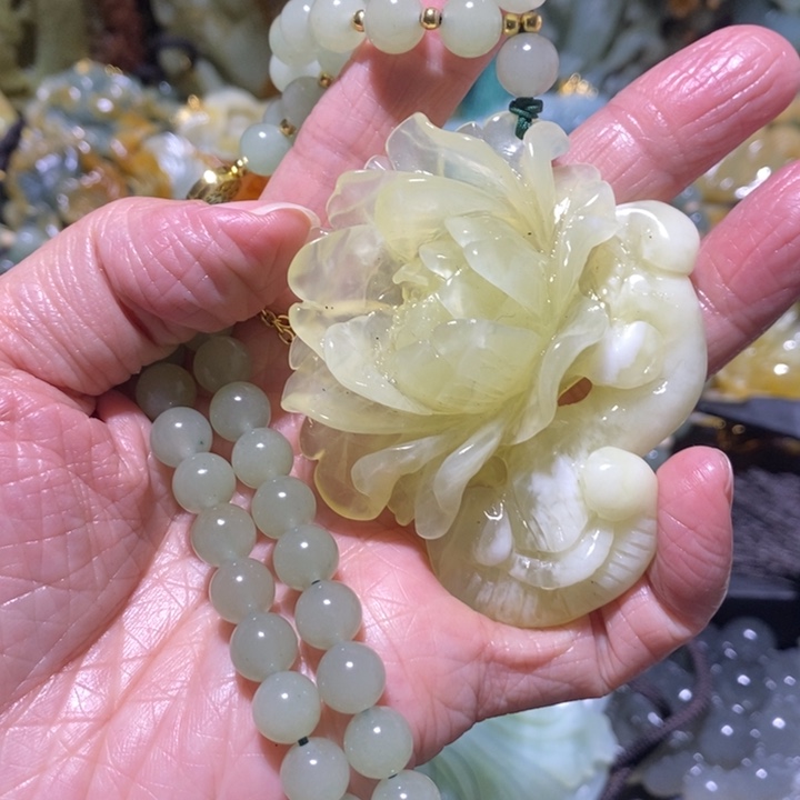 岫玉岫玉吊坠未镶嵌