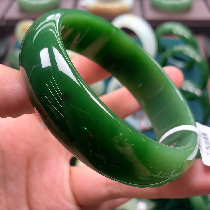 未镶嵌手镯和田玉（碧玉）60