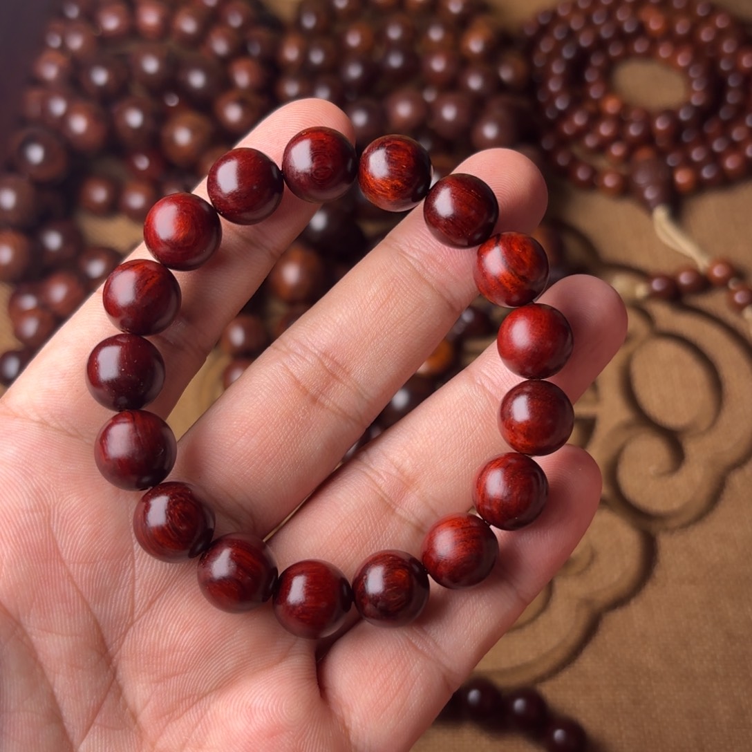 手串/手链小叶紫檀1.2单圈手串