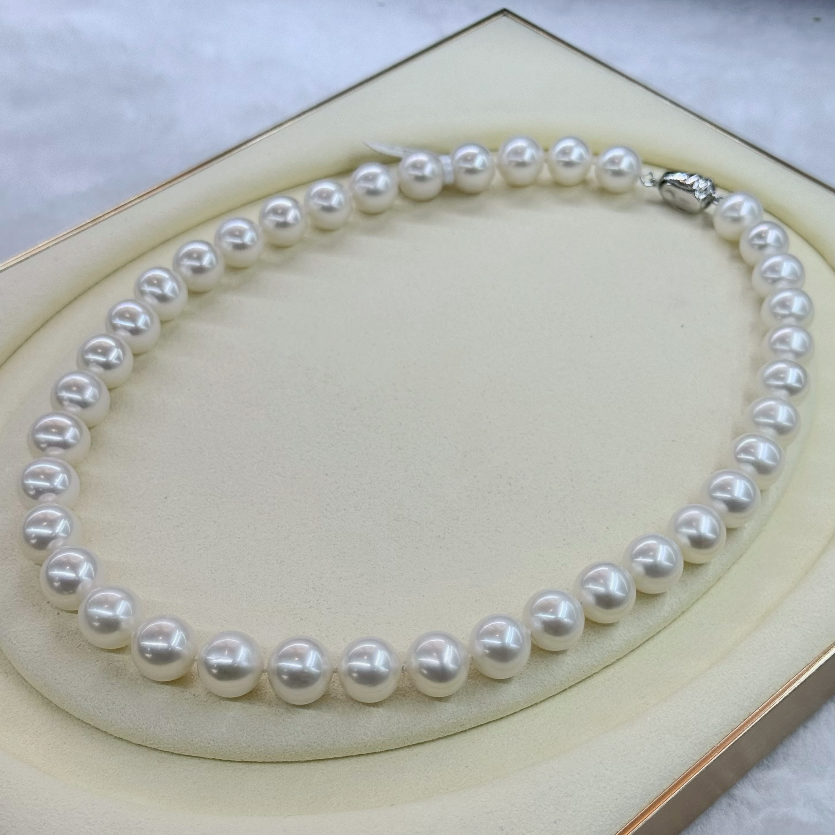 【小彤专属】【小澳白】天然无核极光淡水珍珠澳白平替项链RY8179