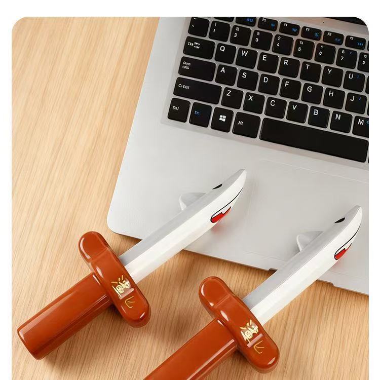 鲨鱼搞怪谐音伸缩玩具（一单10把）