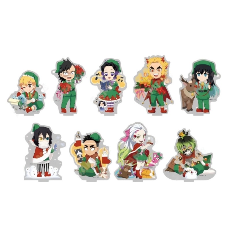 鬼灭之刃 沪版 2022圣诞节限定 亚克力立牌【散池 盲盒 主播代拆】