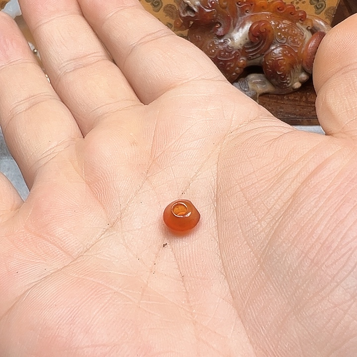 玛瑙/玉髓挂件未镶嵌曲****6