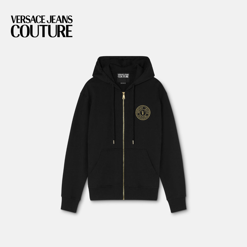 VERSACE JEANS COUTURE 男士拉链卫衣外套