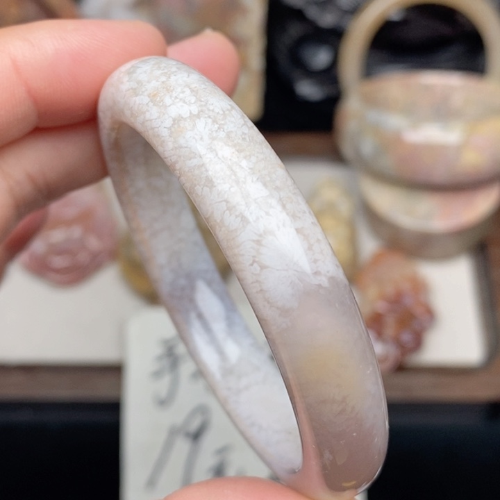 硅化珊瑚（珊瑚玉）未镶嵌手镯52