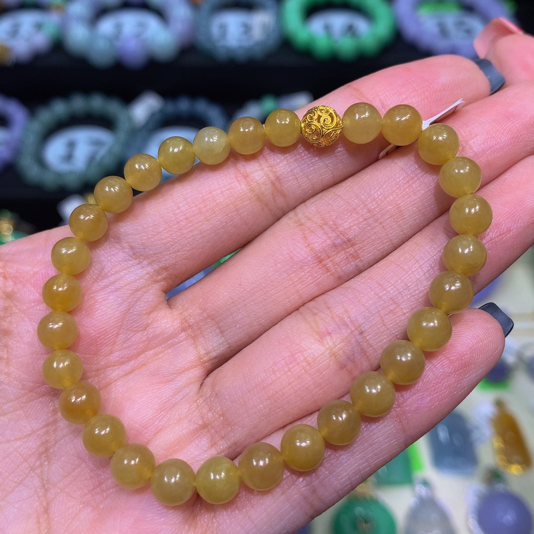 翡翠未镶嵌手链翡翠5