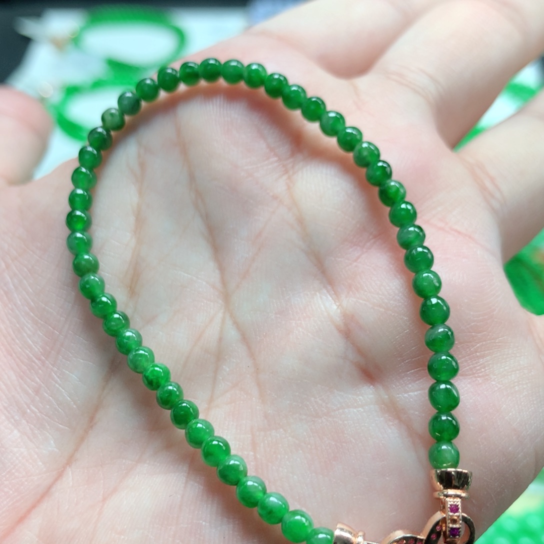 翡翠未镶嵌手链翡翠