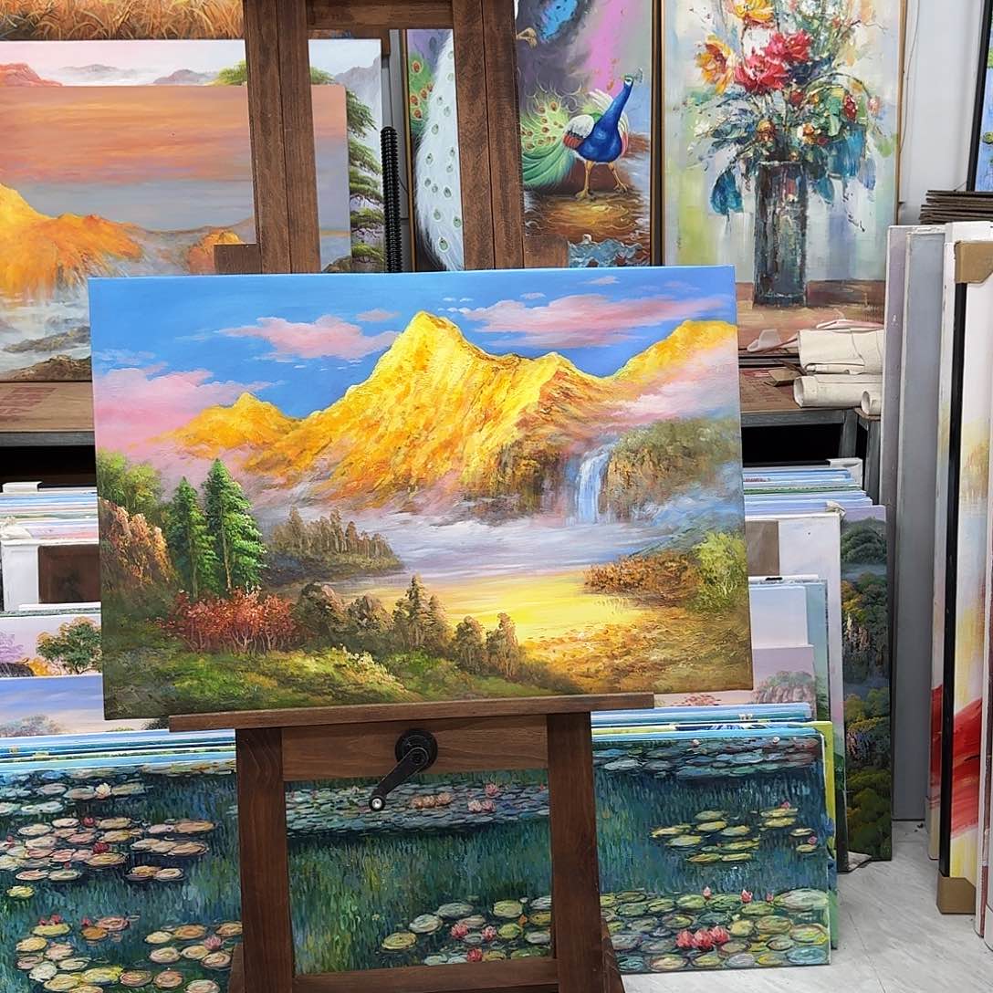 油画6090油画作品展作品展作品集展