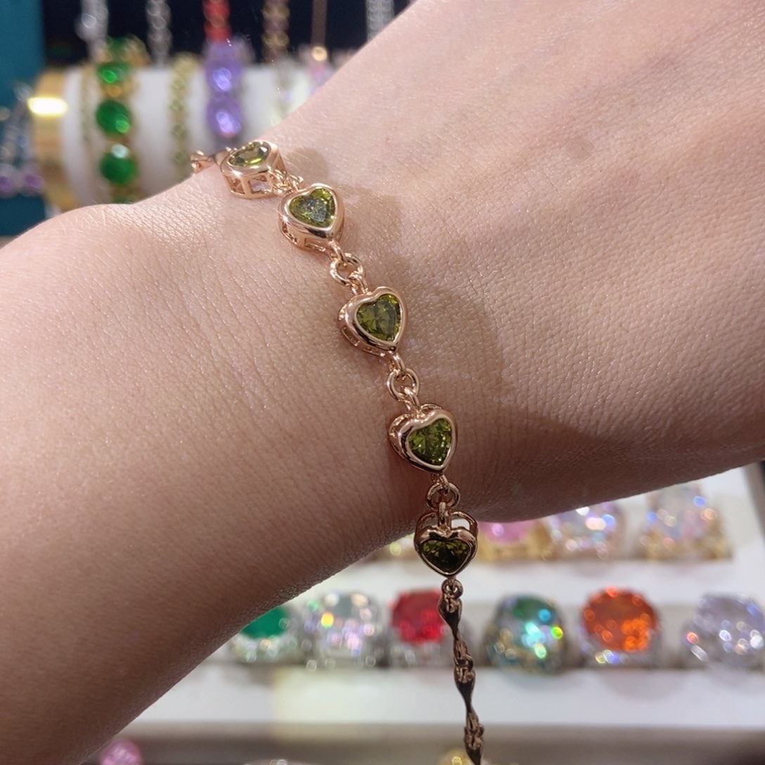 66锆石（处理）手链