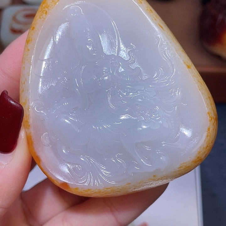 和田玉未镶嵌颈饰X7 