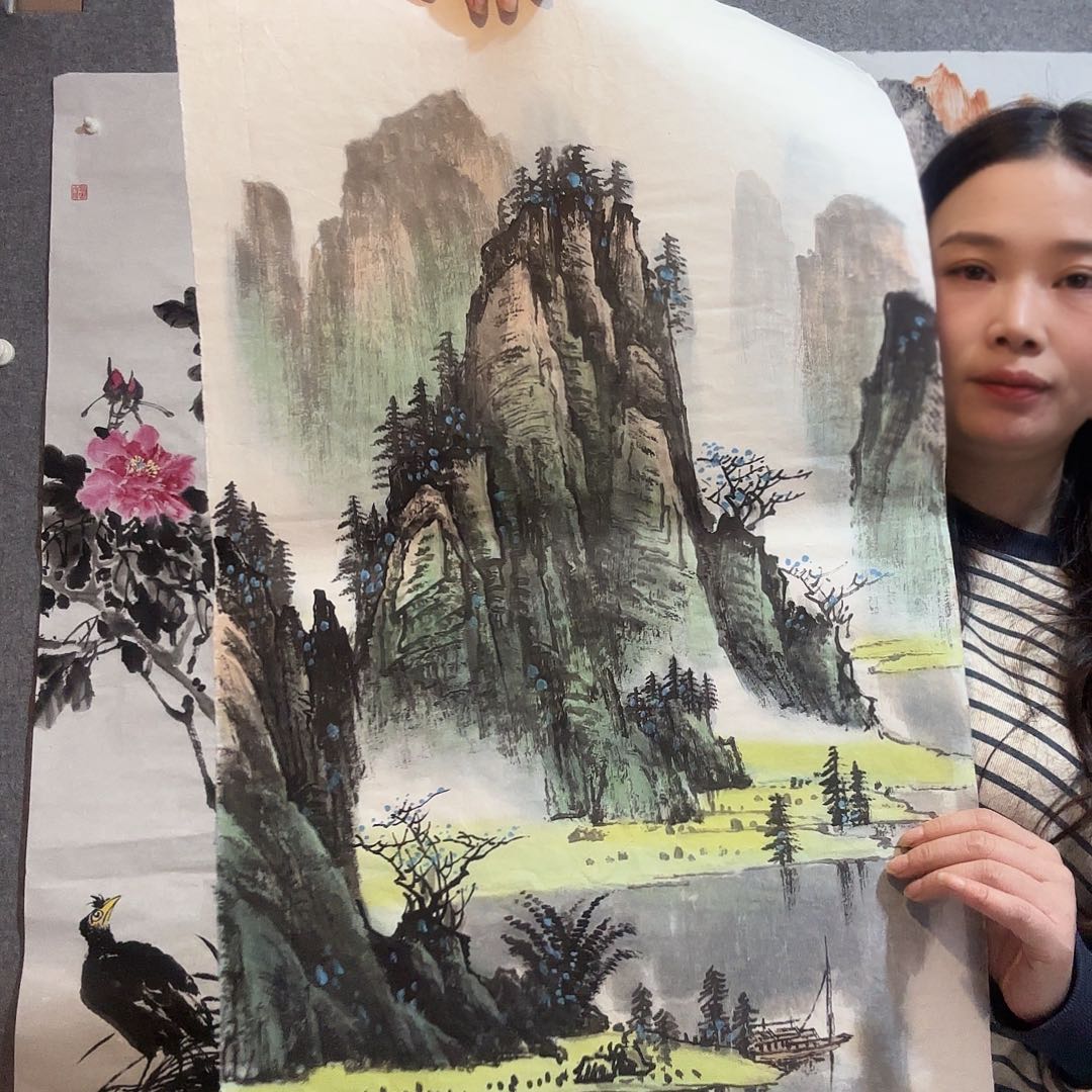 小***哥纯手工手绘作品国画艺术