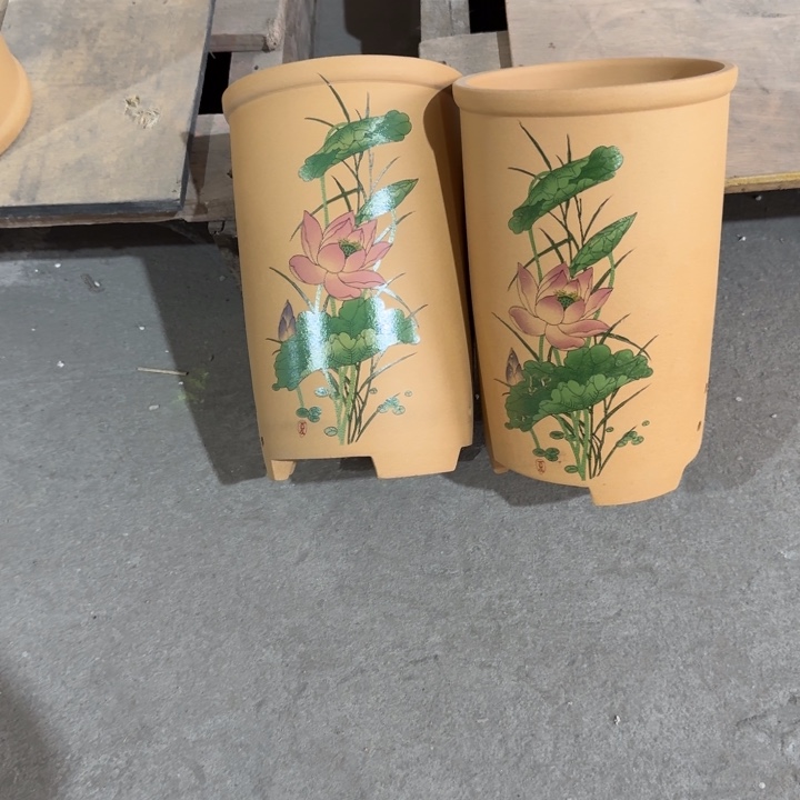 紫砂花盆 高度22口径14