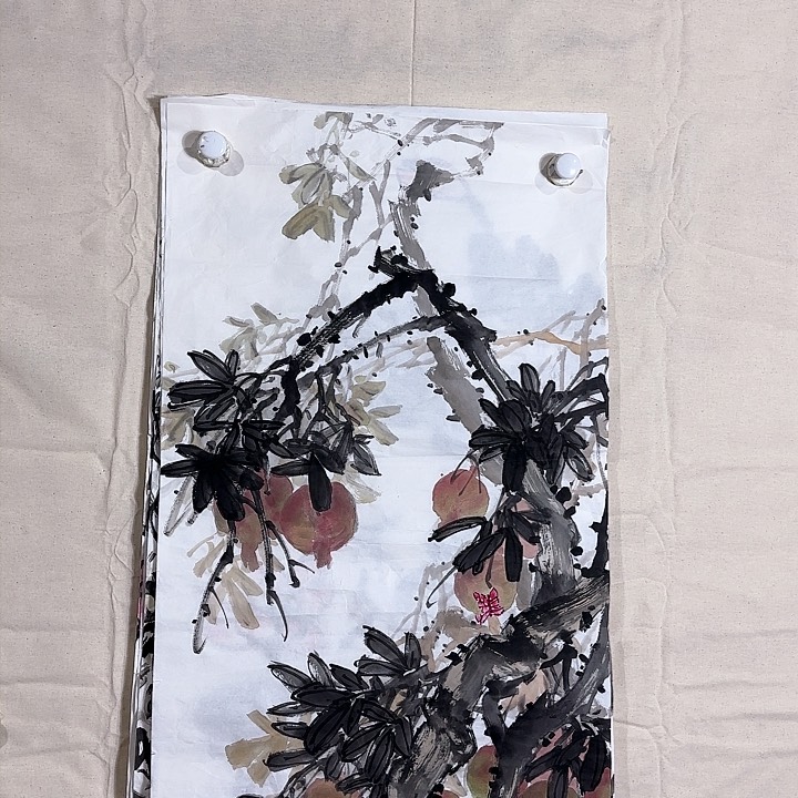 国画国画花鸟画三尺100/50