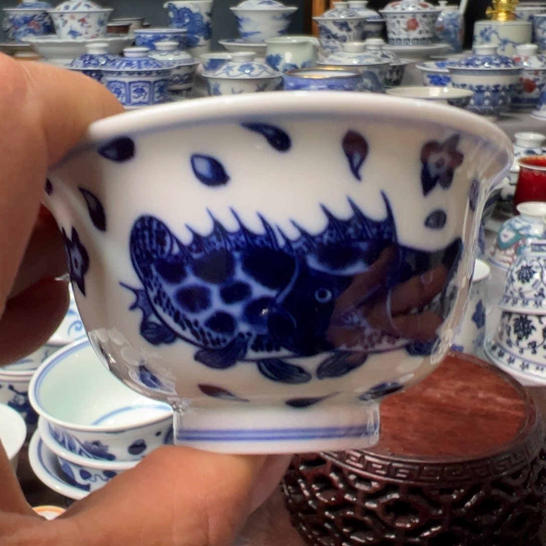 摆件景德镇青花陶瓷