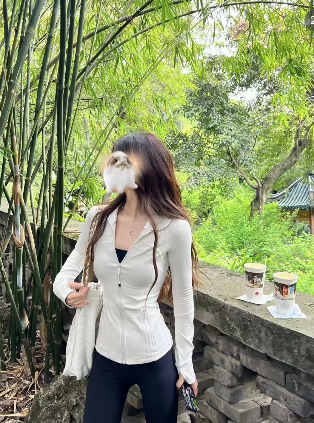 DF立领第三代无网纱瑜伽服-