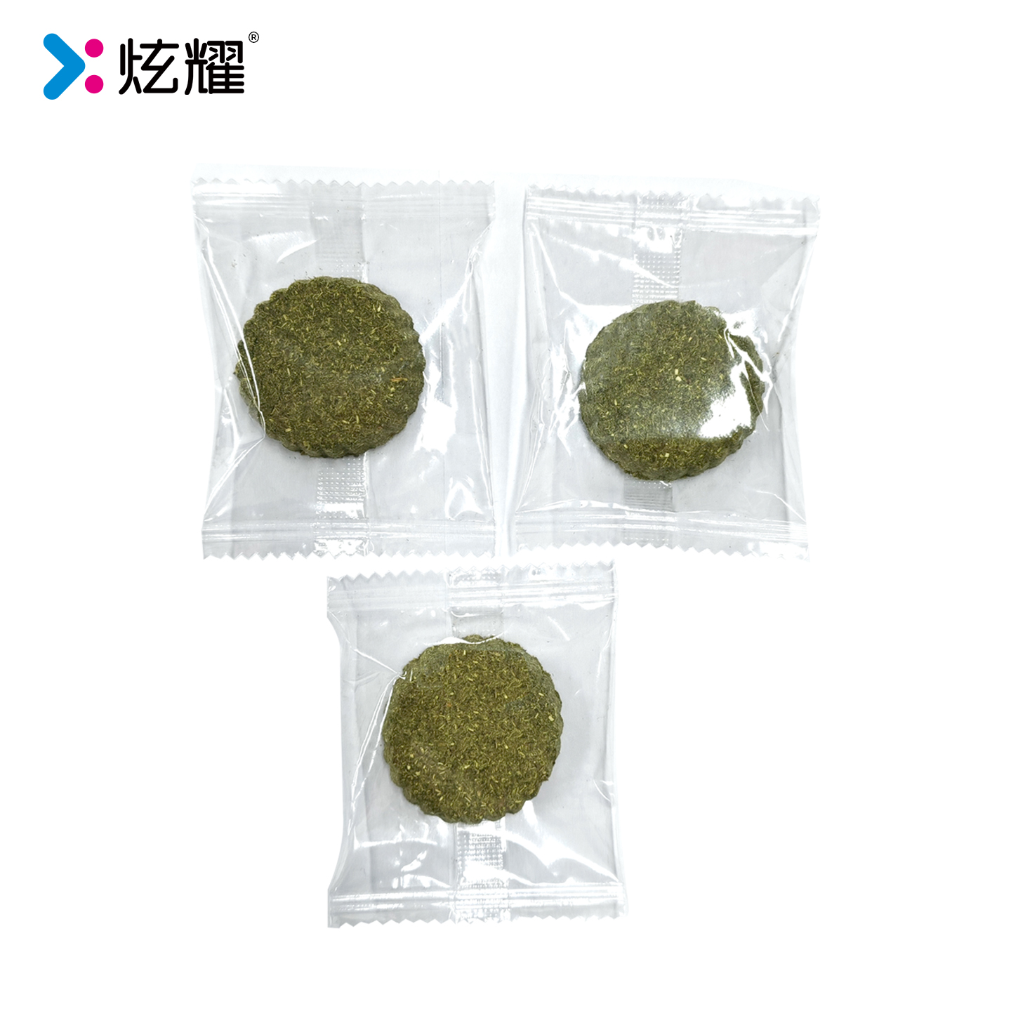 炫耀仓鼠磨牙草饼3块