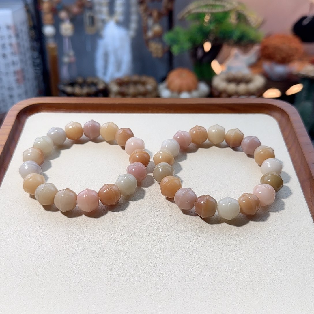 菩提根/象牙果吊坠马卡龙蜜罐