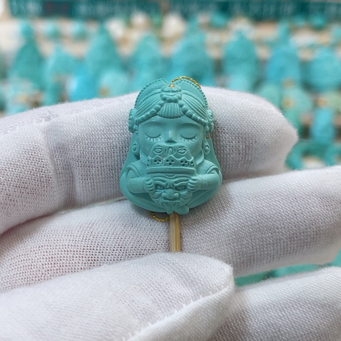 绿松石珠宝奇石未镶嵌