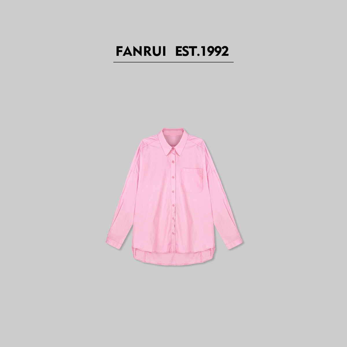 FANRUI/泛芮「流星花园」时尚洋气设计感百搭休闲衬衫LP15052