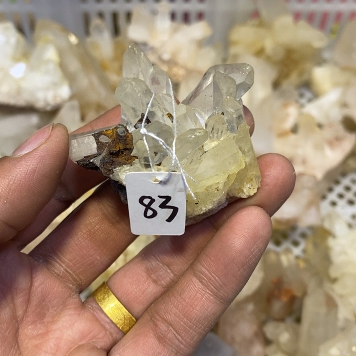 水晶水晶原石摆件未镶嵌萬**意