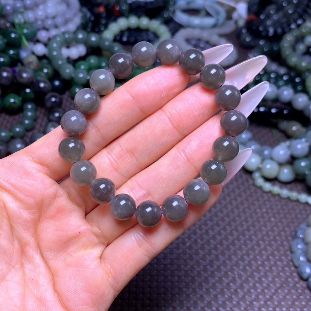 和田玉未镶嵌手串卡10