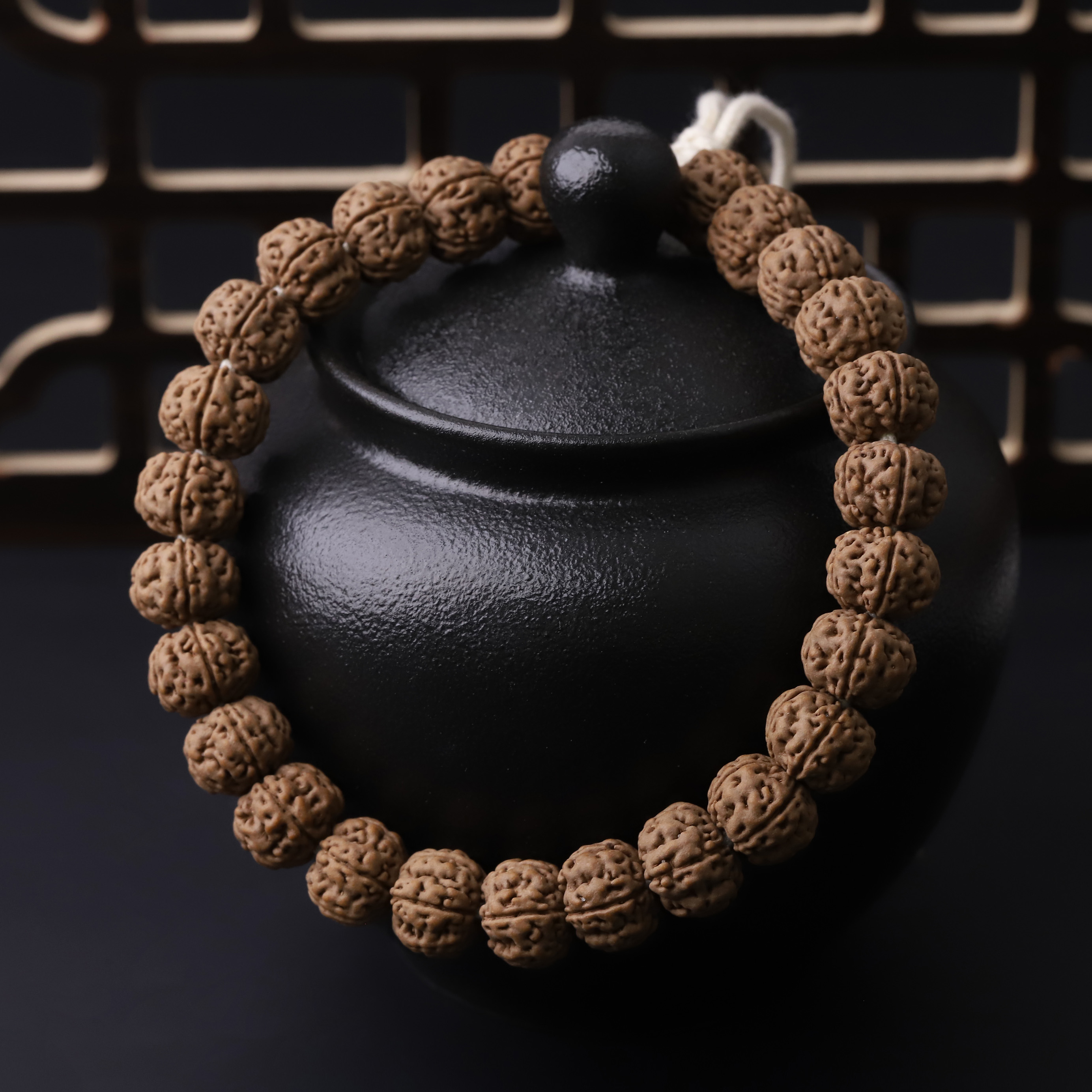 251165【云上老树王】定制老树南瓜双龙小金刚菩提单圈文玩手串