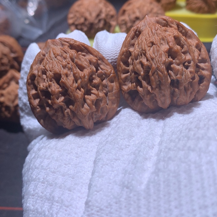 把件文玩核桃39全品虎头