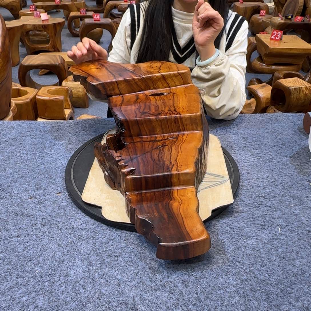 这***大香樟木步步高升底座