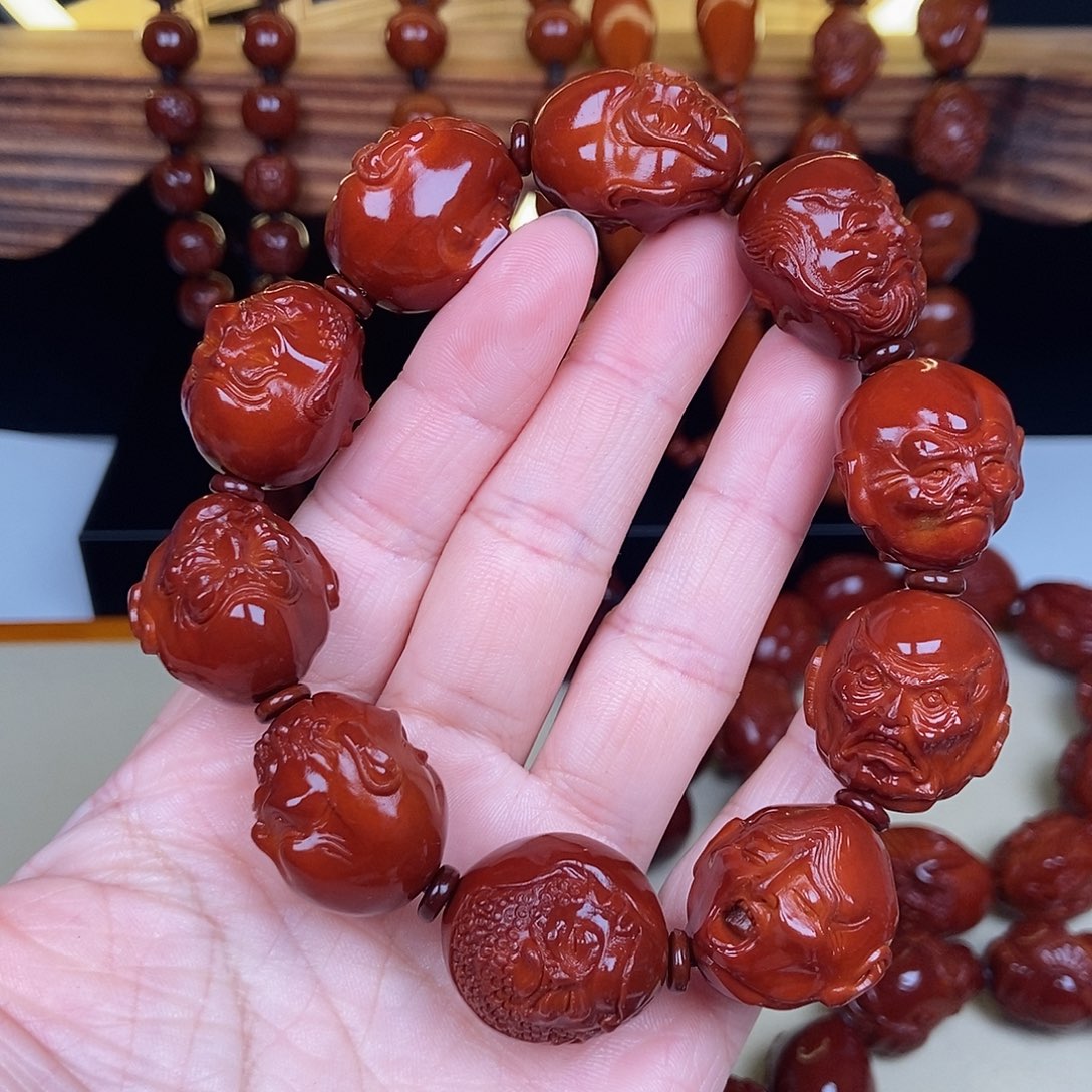 橄榄核吊坠十八罗汉