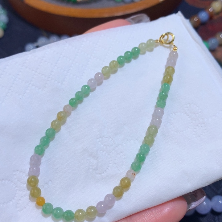 翡翠散珠马卡龙色