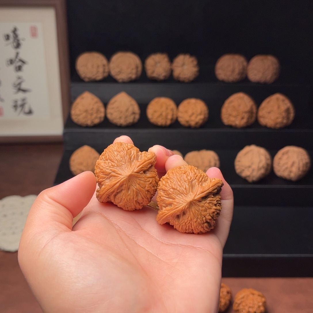 吊坠文玩核桃泥鳅背全品40