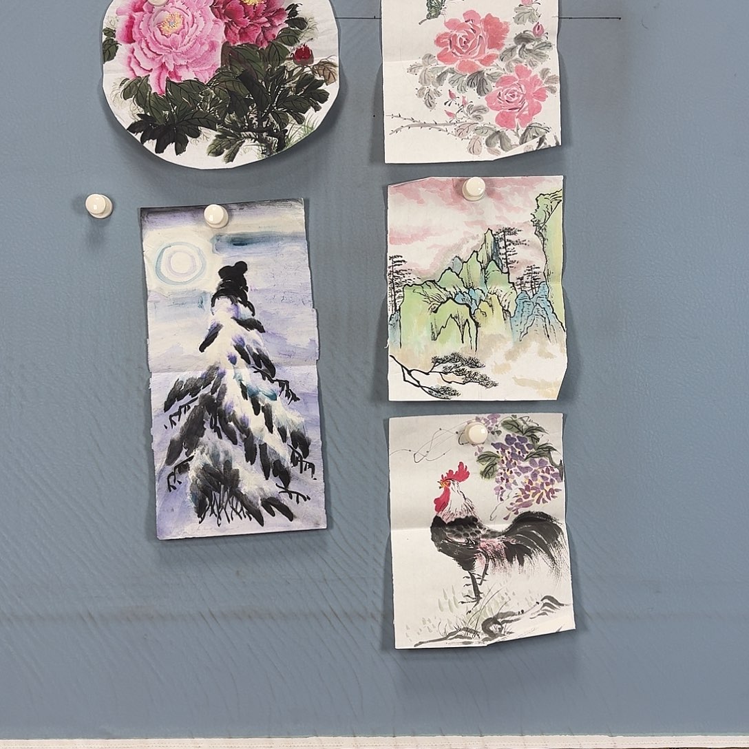 国画363 牡丹一如您的脸颊美丽的