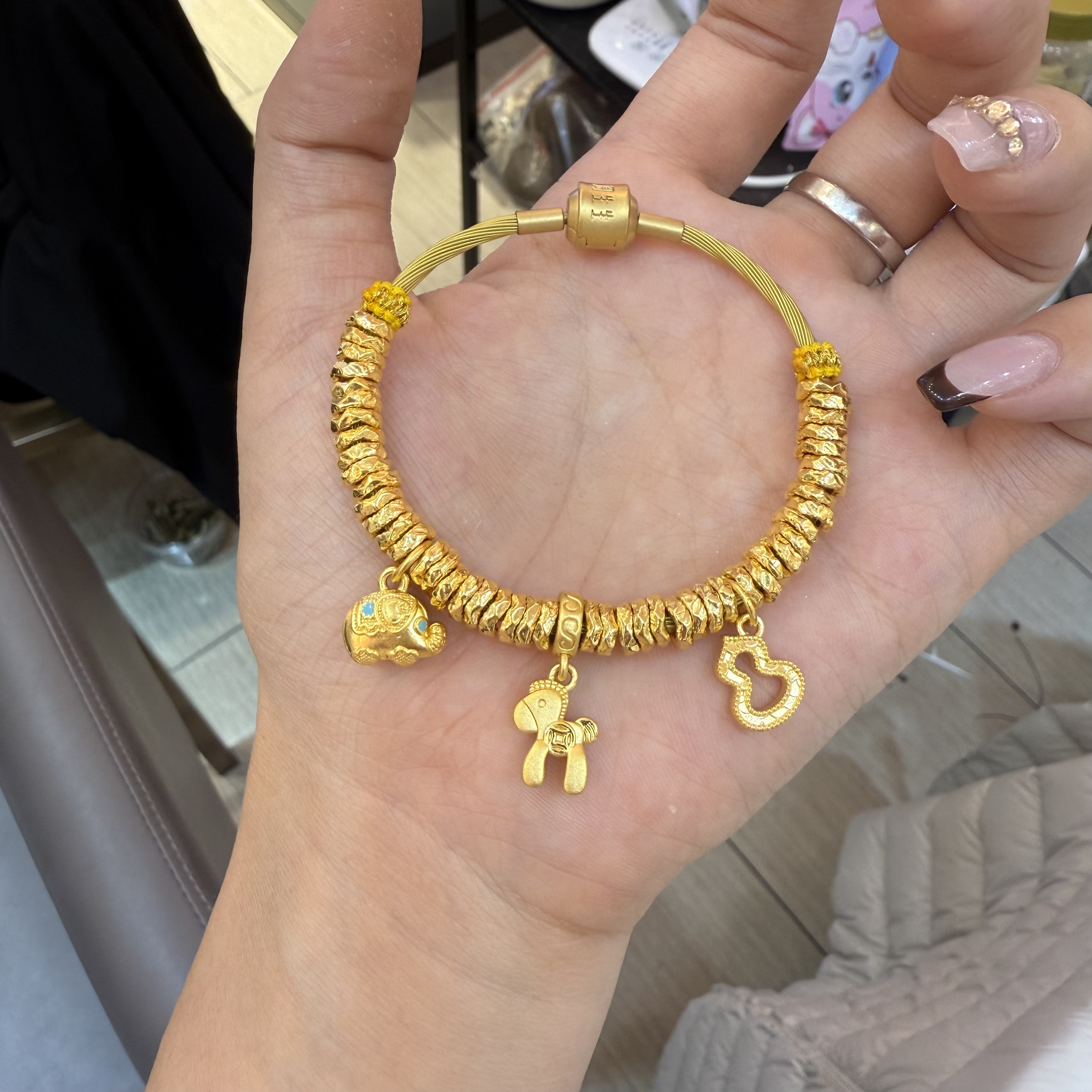 足金999马葫芦盘缠百搭时尚精致送女友新款