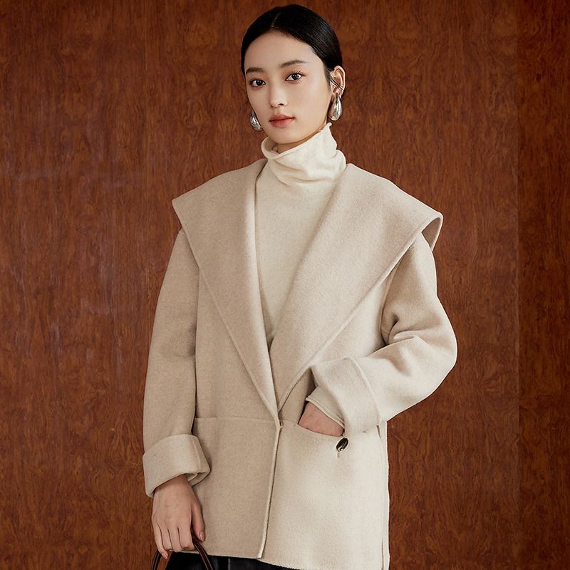 【诗语专属】BADINA毛呢外套644A249