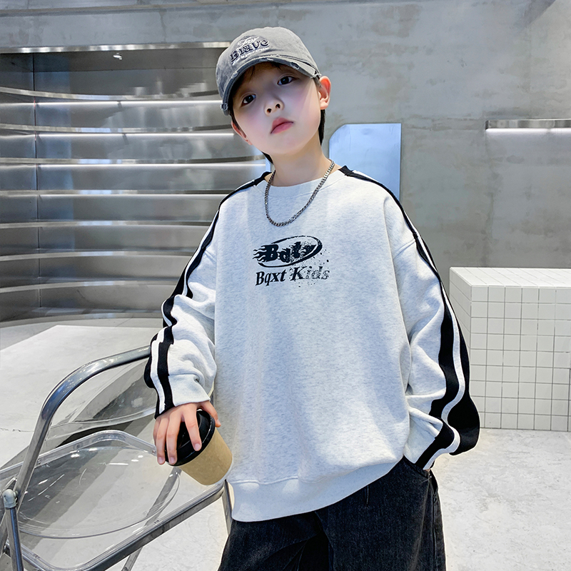 儿童装男童卫衣春秋款2025新款中大童上衣酷帅春季男孩长袖春装潮