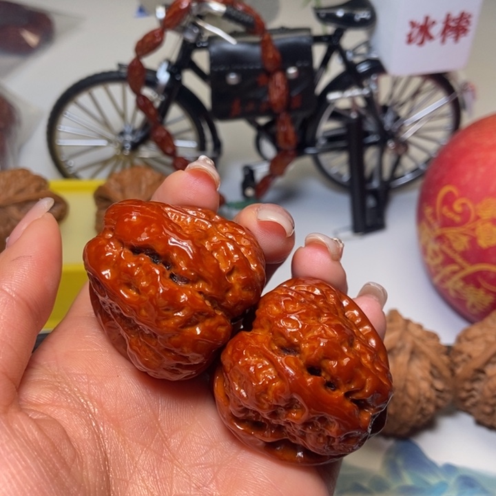 ****风吊坠文玩核桃蛤蟆头40蛤蟆头