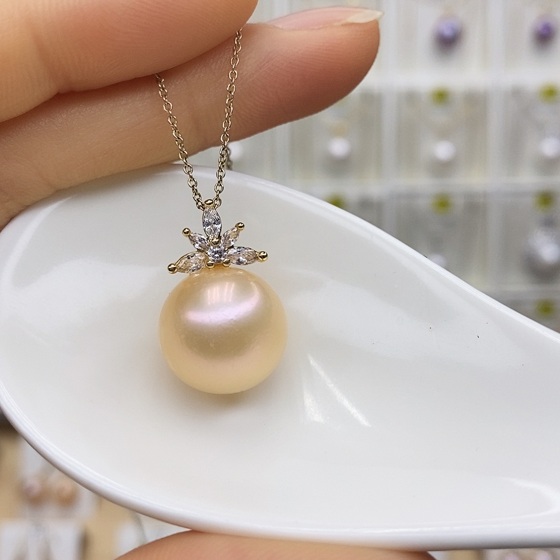 淡水珍珠合金颈饰