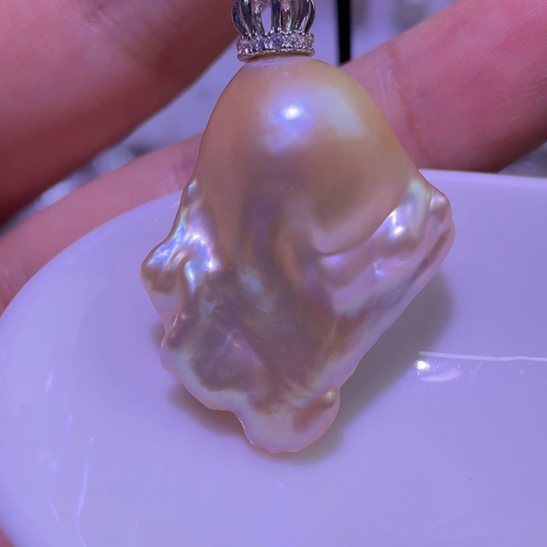 天然淡水珍珠吊坠淡水珍珠未镶嵌