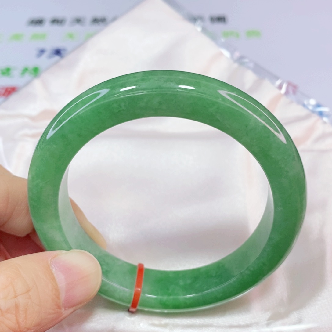 未镶嵌手镯翡翠54.5圈口正圈