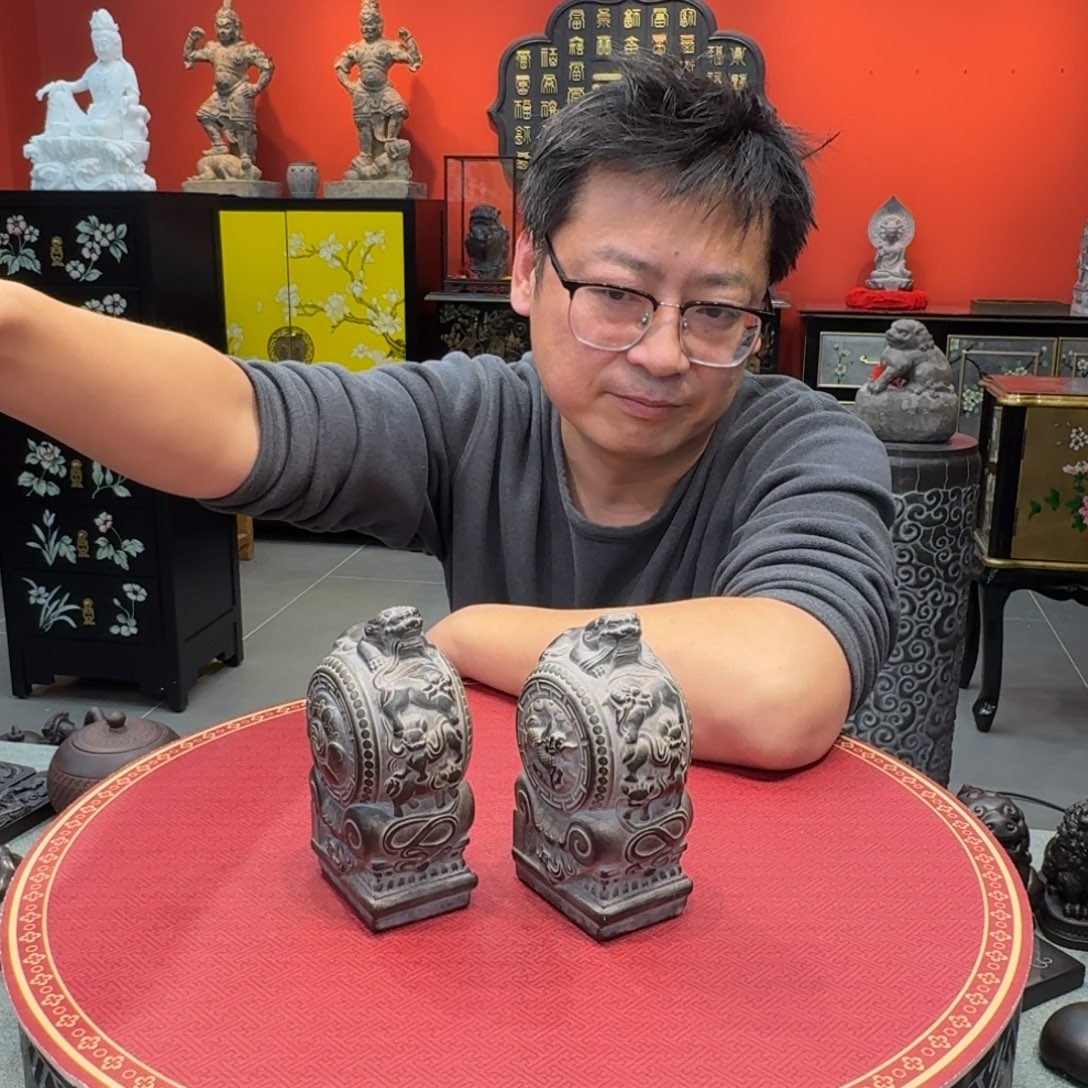 石材晋錾石雕手工雕刻摆件