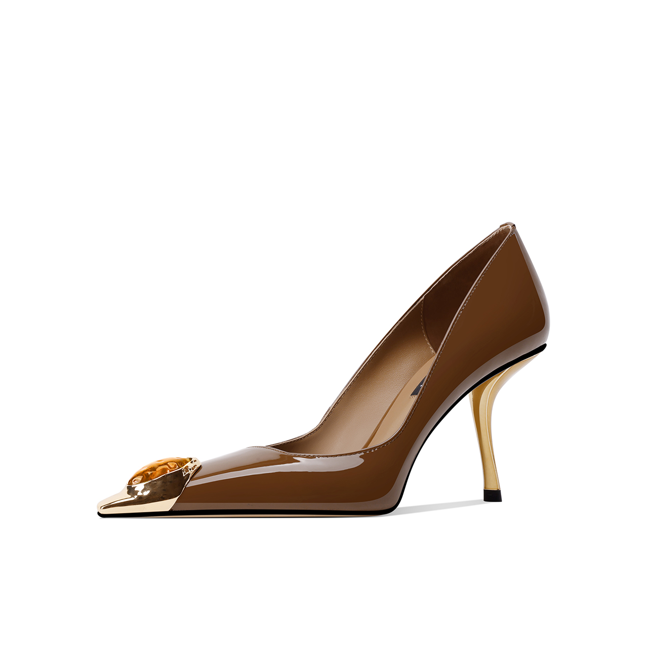 2025春季新款小众设计感高跟鞋女百搭气质尖头细跟女士浅口单鞋